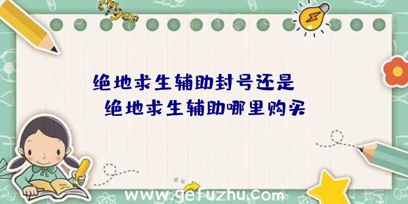 「绝地求生辅助封号还是ip」|绝地求生辅助哪里购买